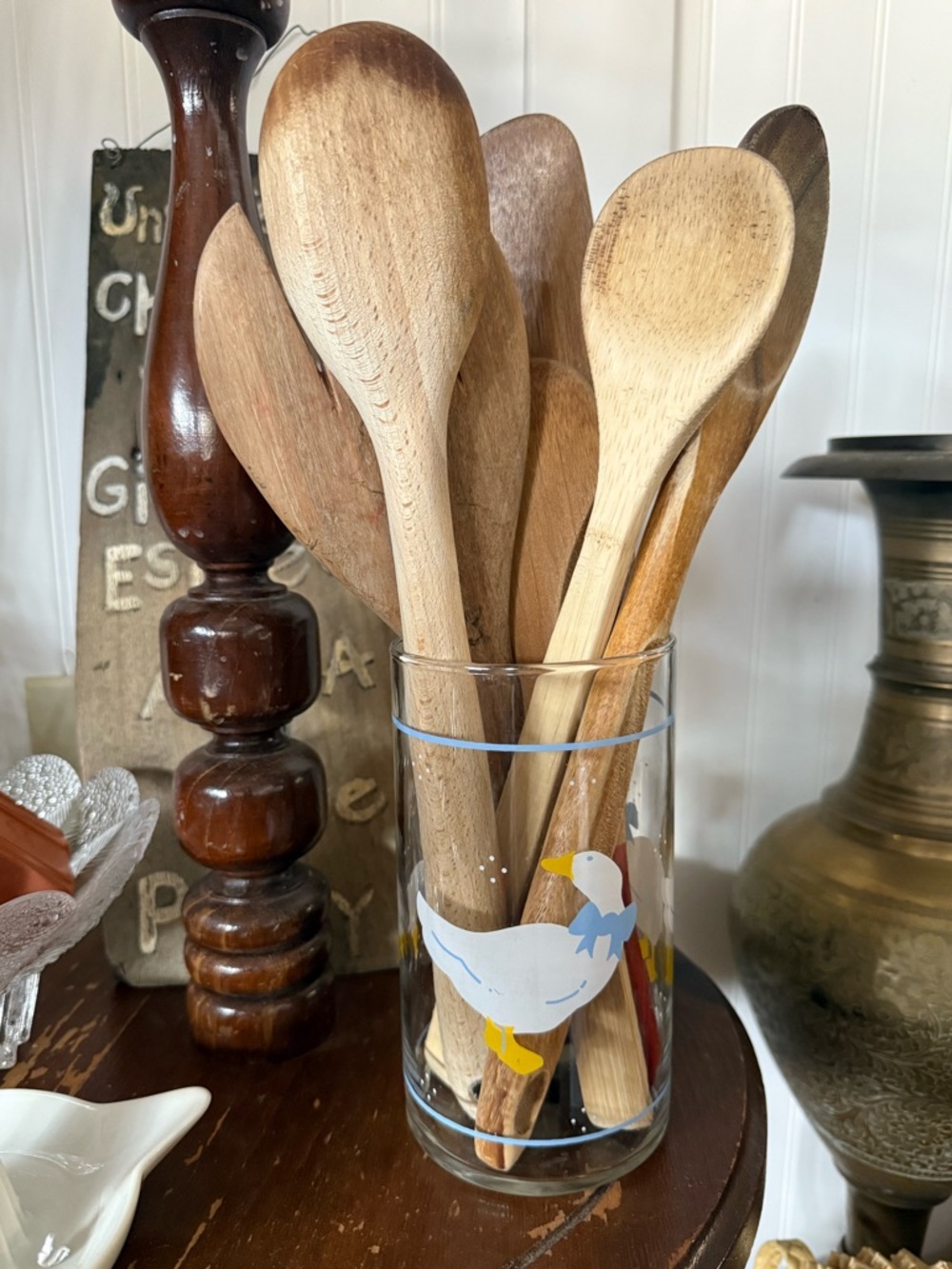 90s Goose Utensil Holder